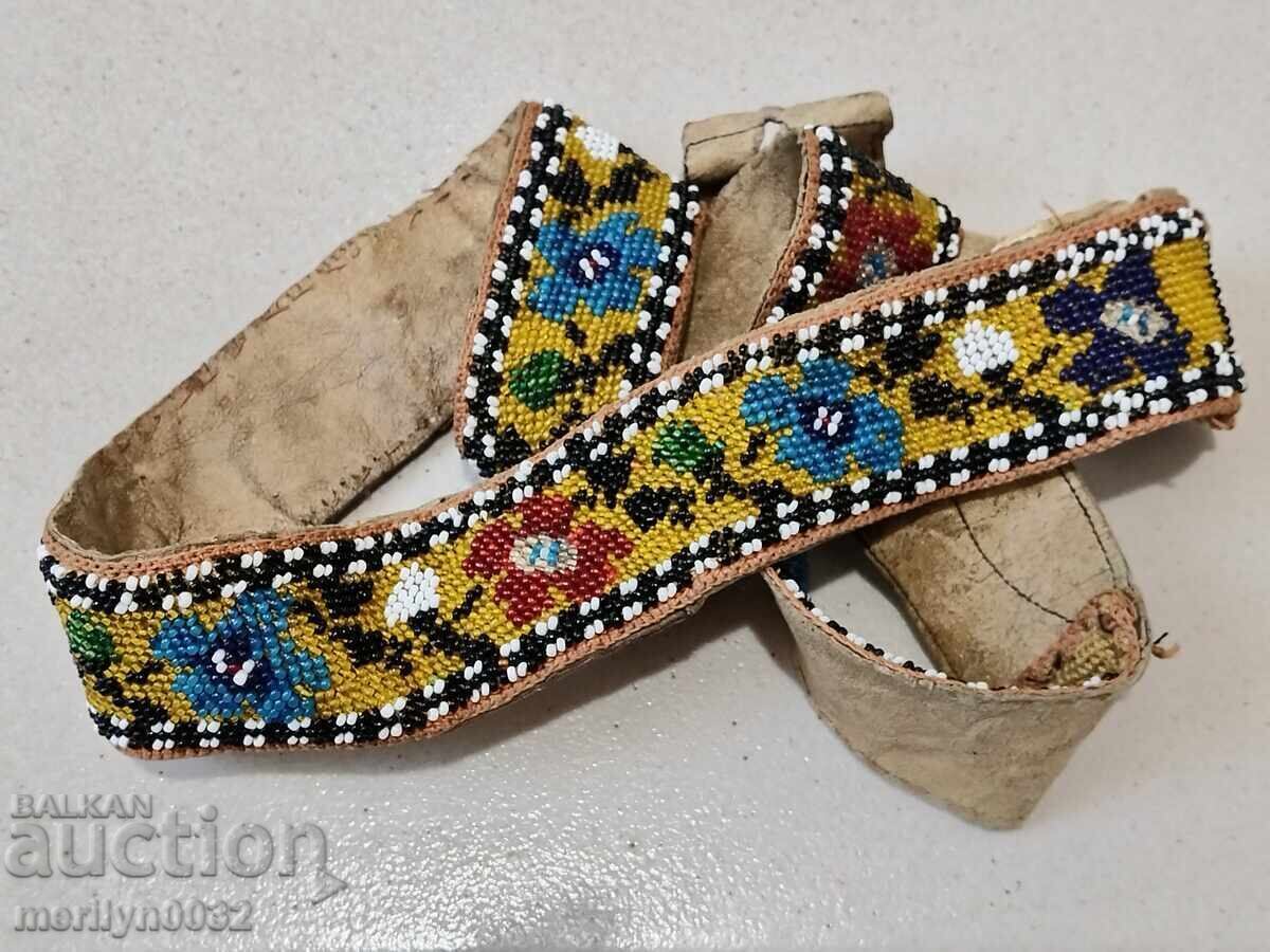 Beaded belt early 20th century costume - 7