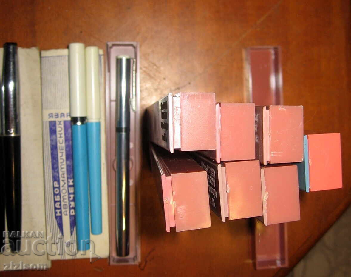 Auction  NEW USSR PENS with Piston 24 pcs