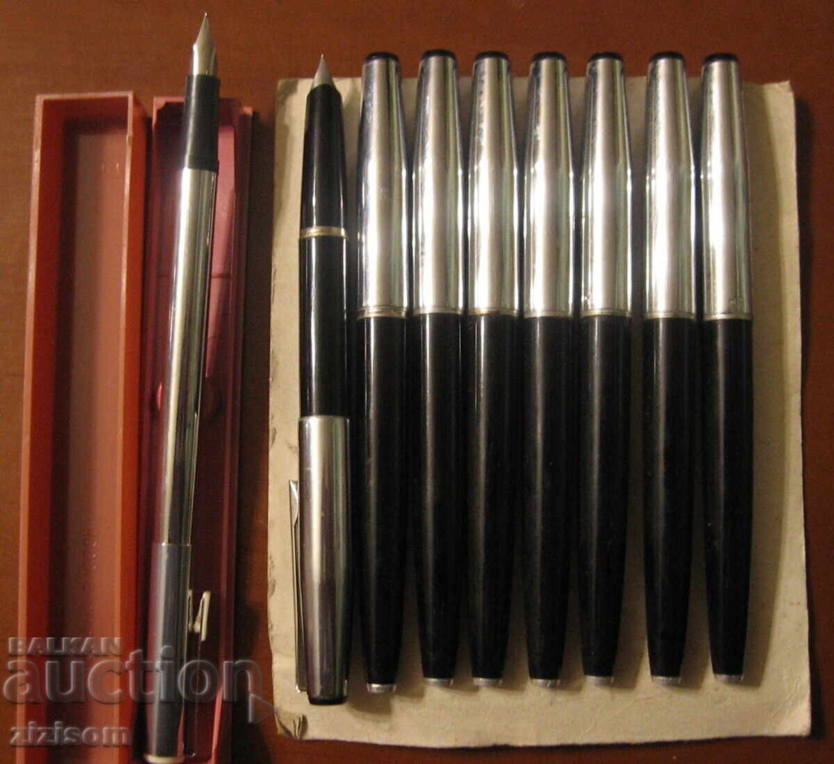 NEW USSR PENS with Piston 24 pcs - 5 NEW USSR PENS with Piston 24 pcs - 5