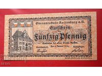 Banknote-Germany-Baden-Württemberg-Rotenburg am Neckar-50 pf