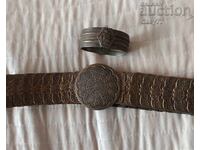 Brass costume belt and sachan bracelet