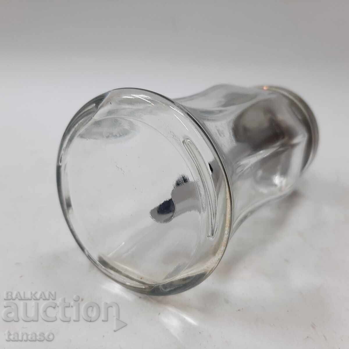 Old glass sugar bowl with dispenser (12.1) - 5