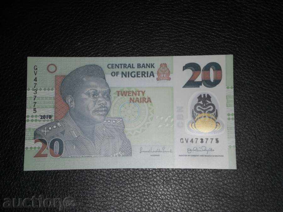 20 naira - the national currency of Nigeria 20 naira - the national currency of Nigeria