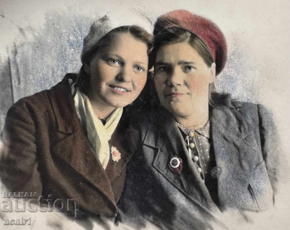 Two Russians Soviet Badges