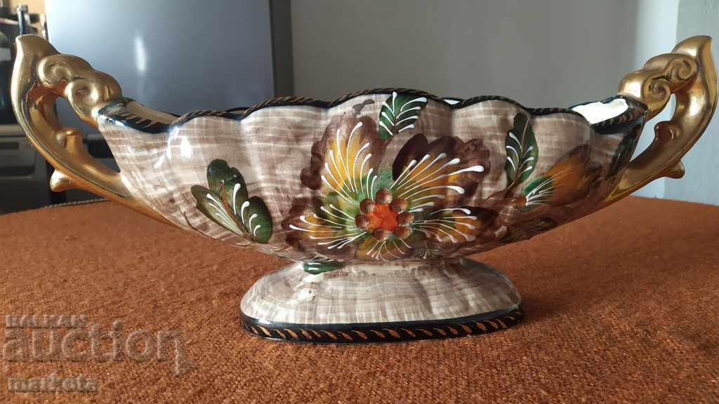 Vintage χειροποίητη φρουτιέρα με τιμή 100.00 BGN | € 51.13 Vintage χειροποίητη φρουτιέρα με τιμή 100.00 BGN | € 51.13