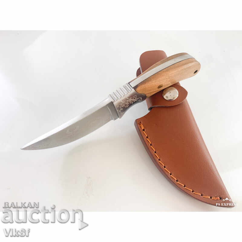 Delivery of USA Hunting Club Knife Hunting knife solid full tang with leather sheath Delivery of USA Hunting Club Knife Hunting knife solid full tang with leather sheath
