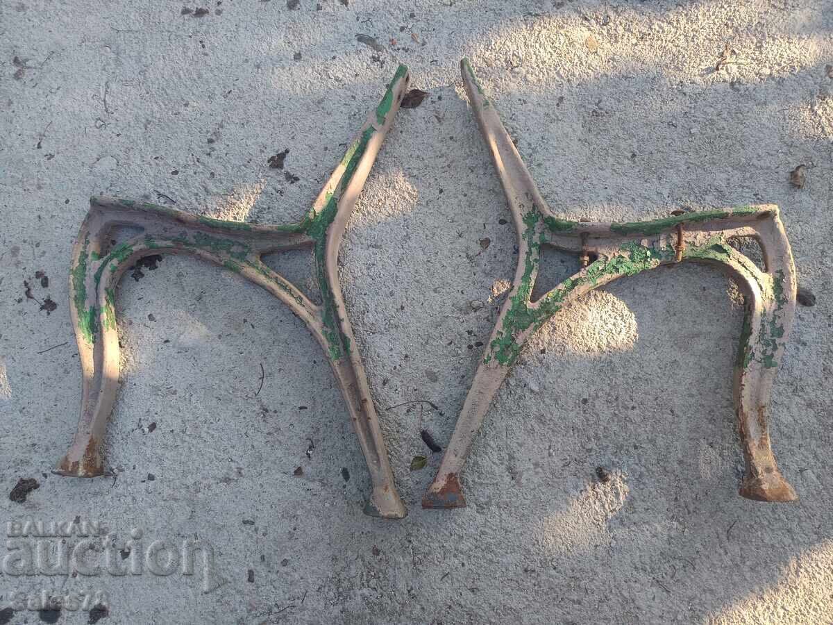 Picioare de bancă din fontă