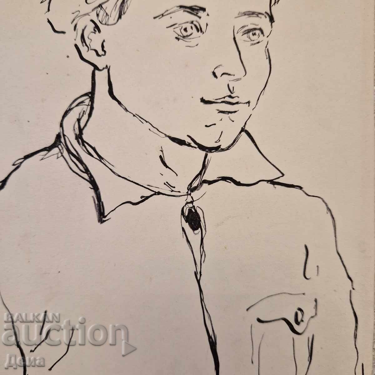 Auction Maria Nedkova drawing Auction Maria Nedkova drawing