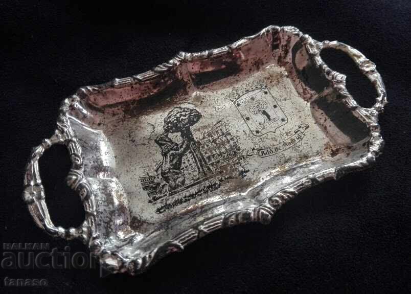 Auction Old miniature ashtray Auction Old miniature ashtray