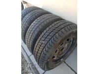 Anvelope auto BARUM, cu jante, iarna 195/70 R 15 C