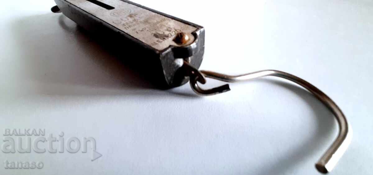 Old Bulgarian hand scale with spring (10.3) - 6
