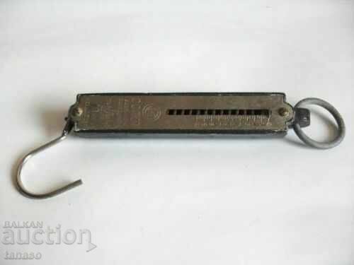 Old Bulgarian hand scale with spring (10.3) - 7