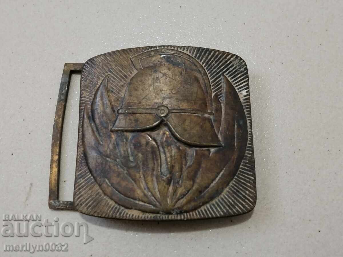 Delivery of Soc bronze firefighter buckle 50s belt buckle Delivery of Soc bronze firefighter buckle 50s belt buckle