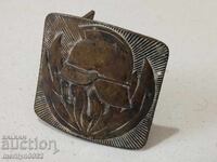 Soc bronze firefighter buckle 50s belt buckle