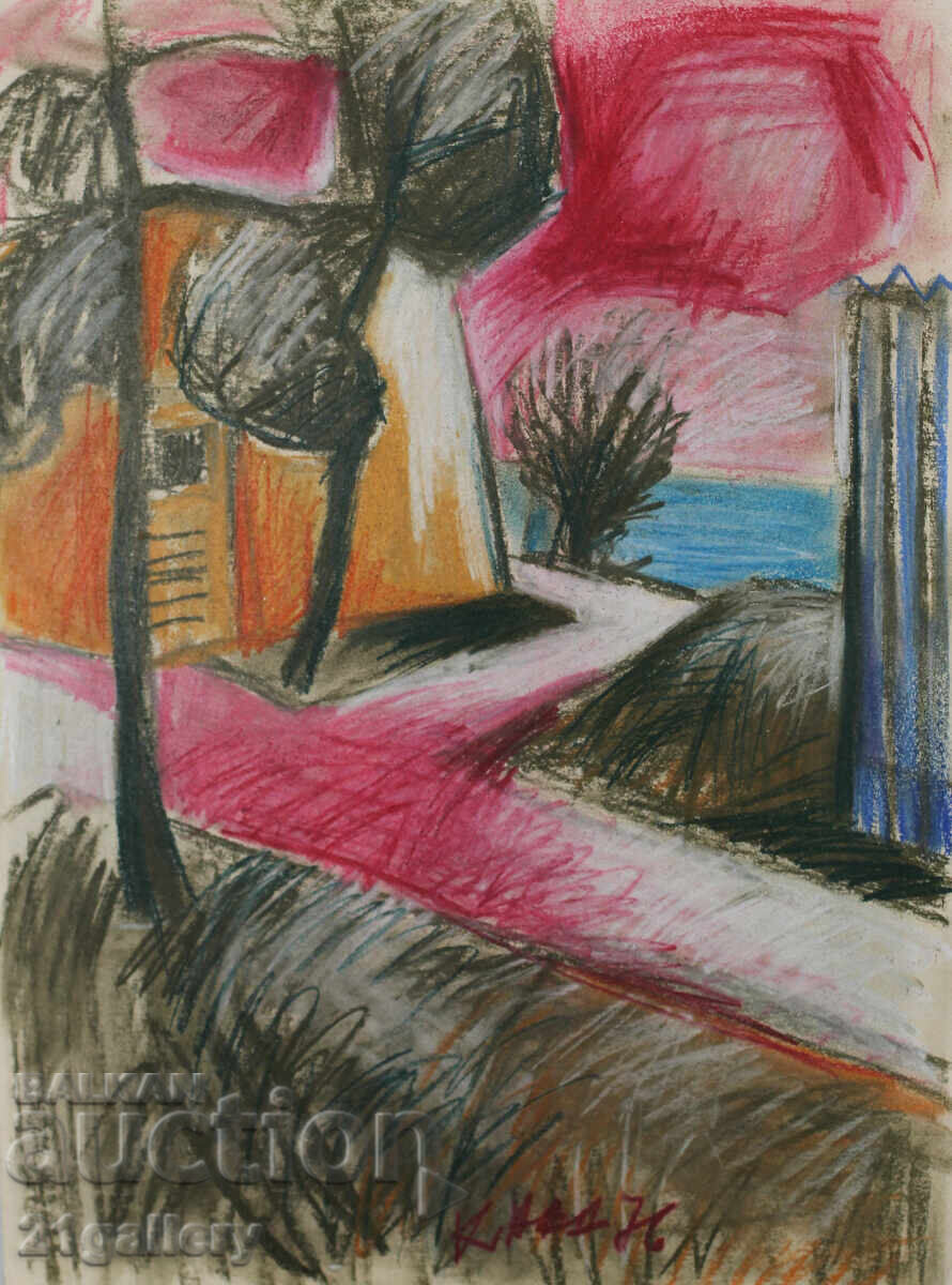 Kiril Nedyalkov (1940 – 2023) Pastel / Landscape with price 150.00 BGN | € 76.69 Kiril Nedyalkov (1940 – 2023) Pastel / Landscape with price 150.00 BGN | € 76.69
