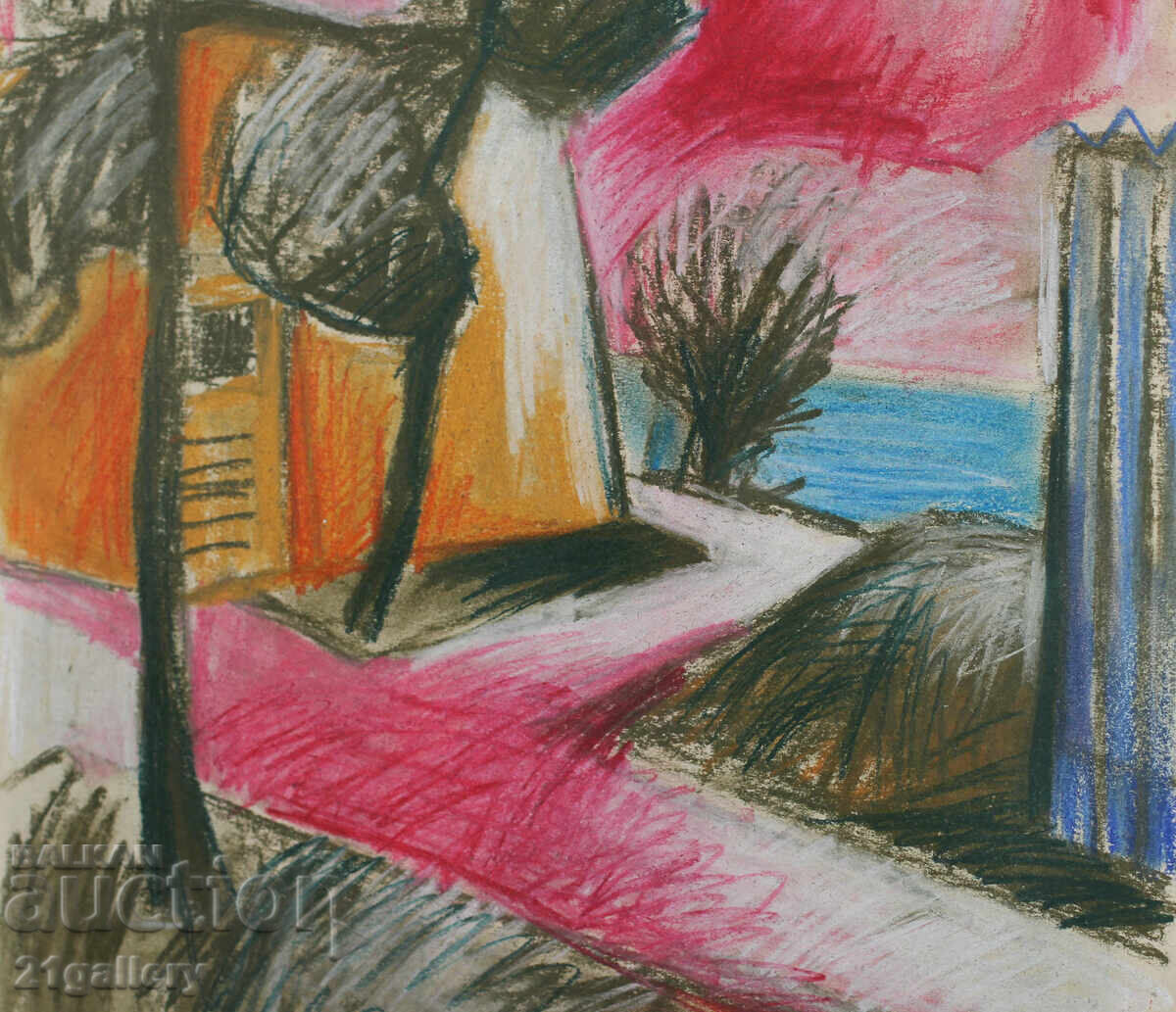 Kiril Nedyalkov (1940 – 2023) Pastel / Landscape - 5 Kiril Nedyalkov (1940 – 2023) Pastel / Landscape - 5