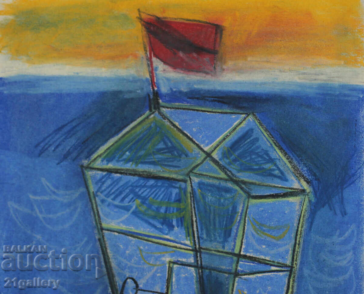 Kiril Nedyalkov (1940 – 2023) Pastel / Peisaj - 5