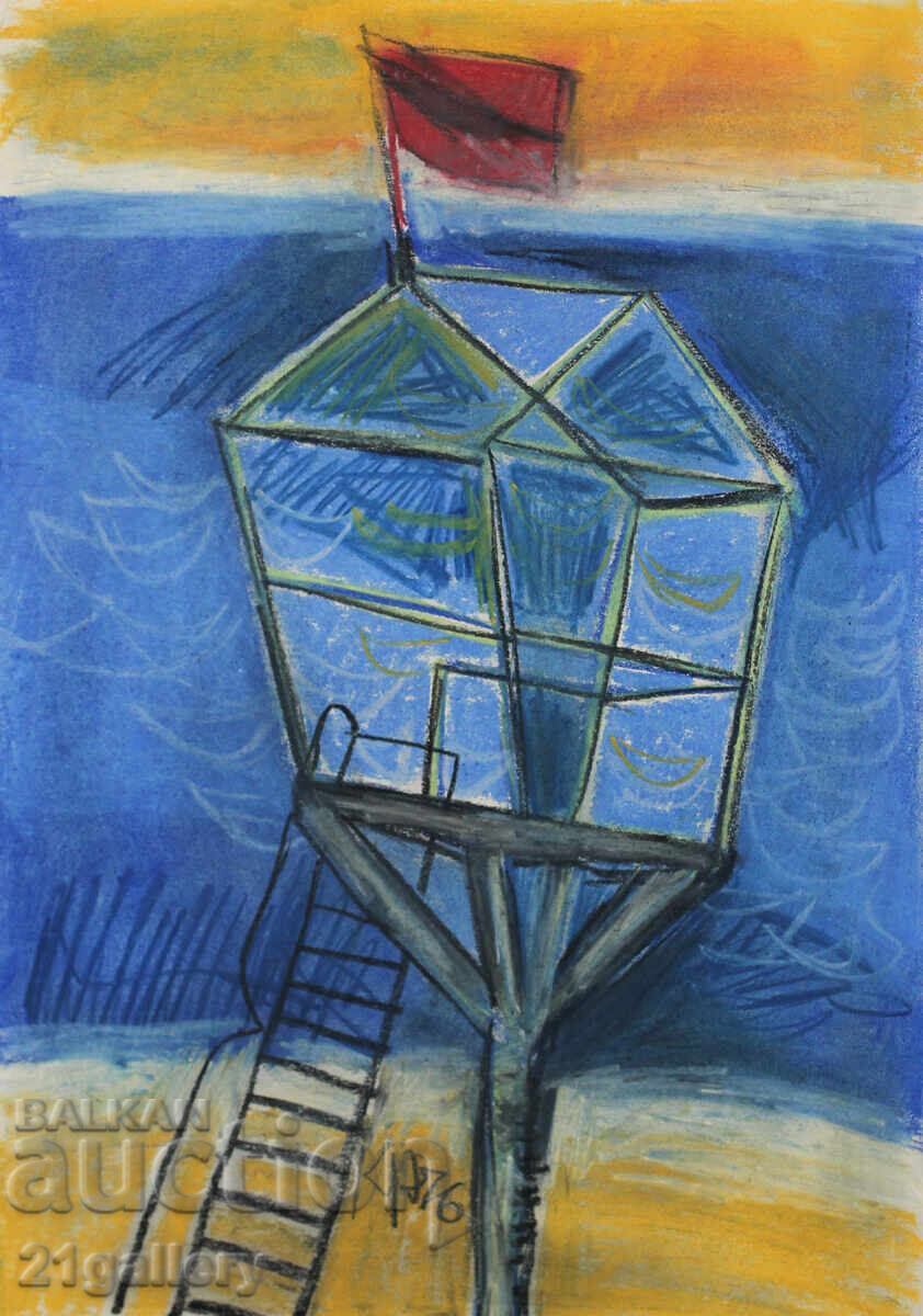 Kiril Nedyalkov (1940 – 2023) Pastel / Peisaj