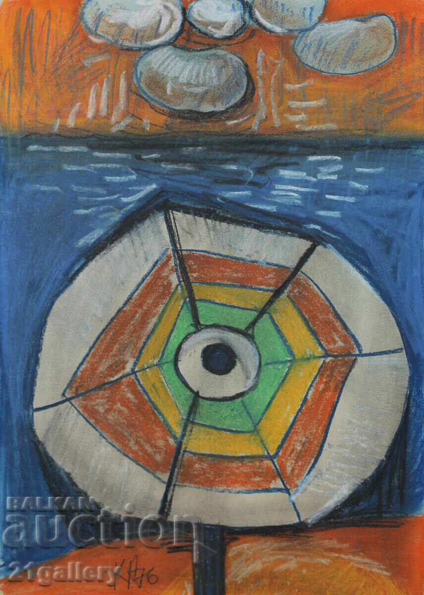 Kiril Nedyalkov (1940 – 2023) Παστέλ / Τοπίο Kiril Nedyalkov (1940 – 2023) Παστέλ / Τοπίο