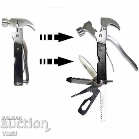 Multifunctional hammer-pliers tool with price 18.00 BGN | € 9.20 Multifunctional hammer-pliers tool with price 18.00 BGN | € 9.20