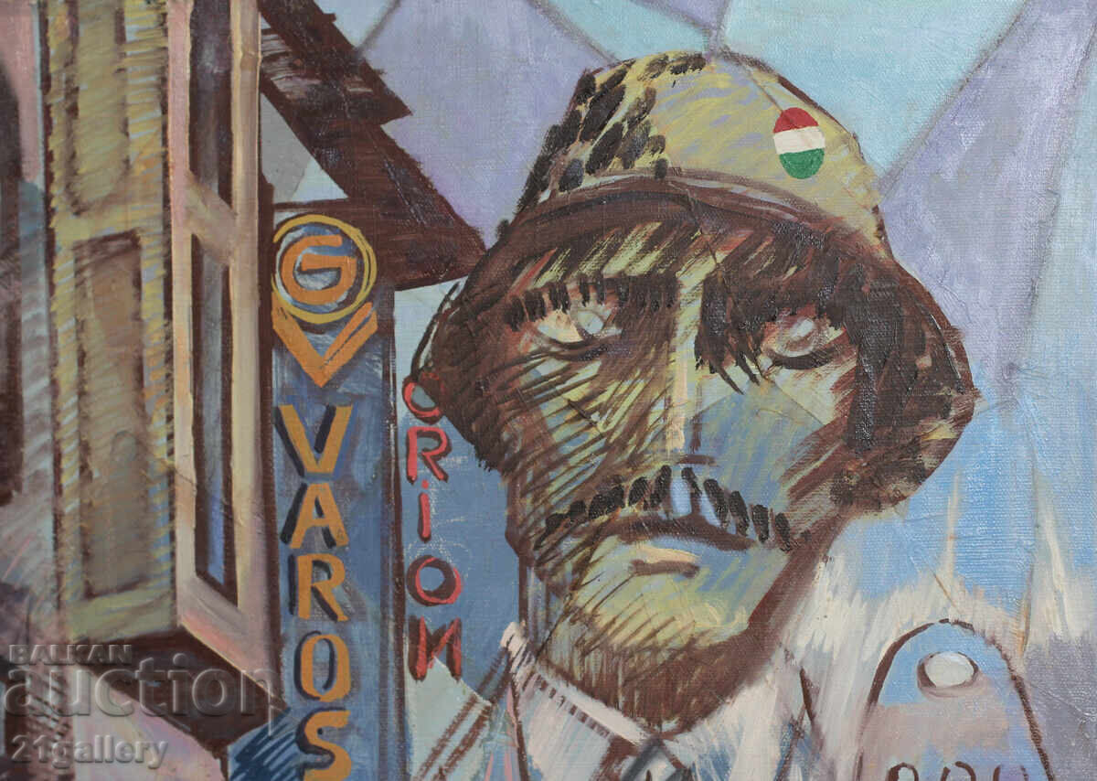 Atanas Kotsev (1957 -) Portrait oil paints 1988. - 6