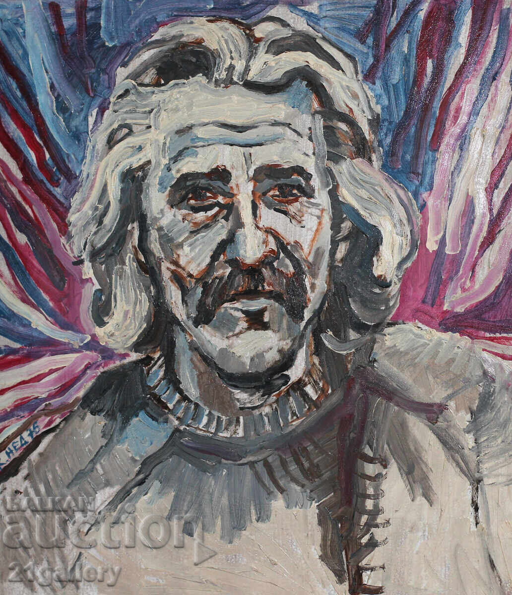 Kiril Nedyalkov (1940 – 2023) Oil paints / Portrait with price 450.00 BGN | € 230.08