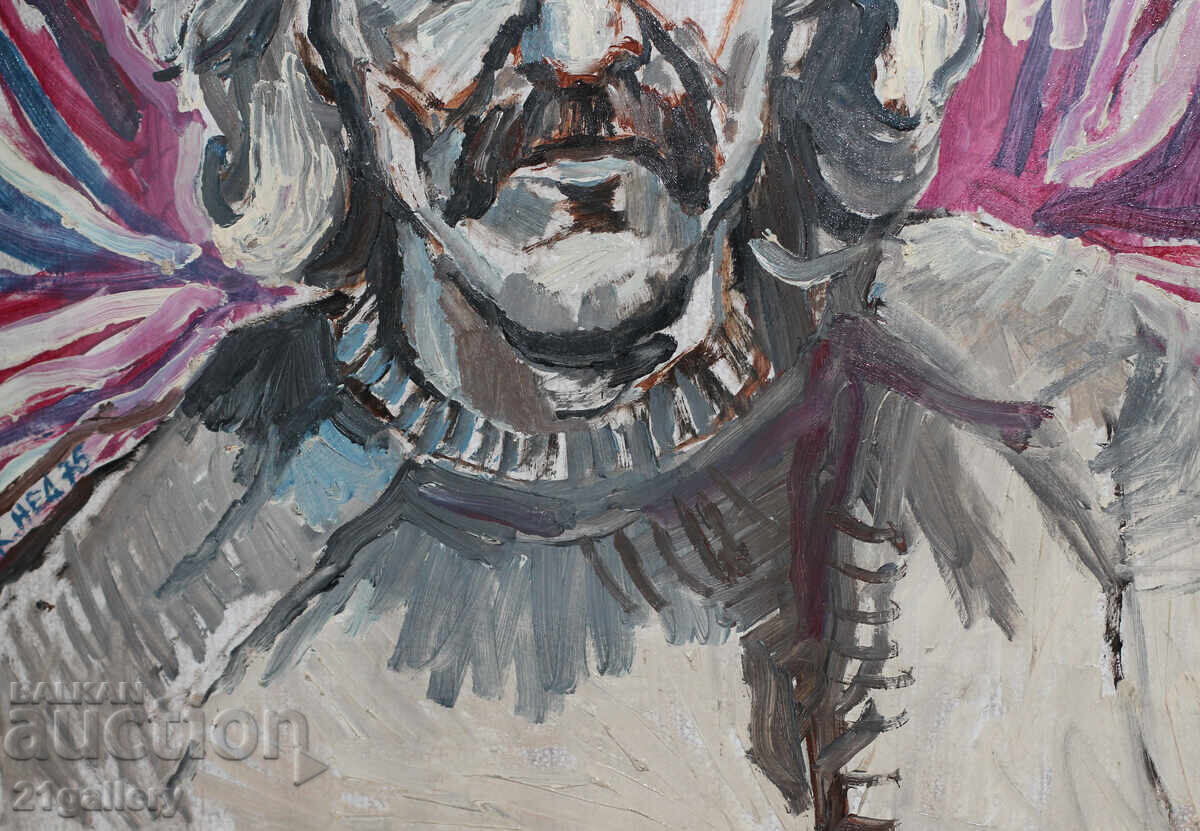 Kiril Nedyalkov (1940 – 2023) Oil paints / Portrait - 6