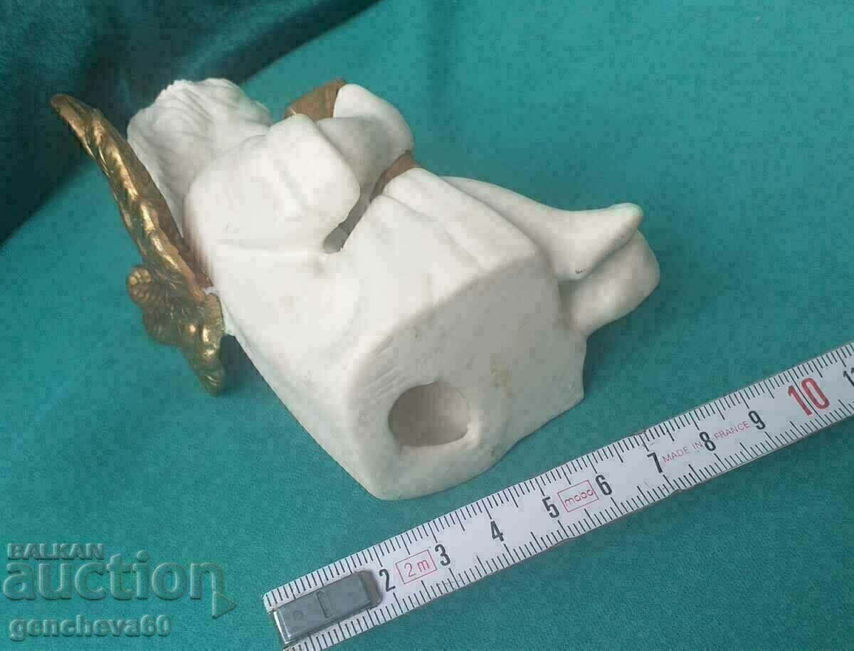 Delivery of An alabaster angel figure Delivery of An alabaster angel figure