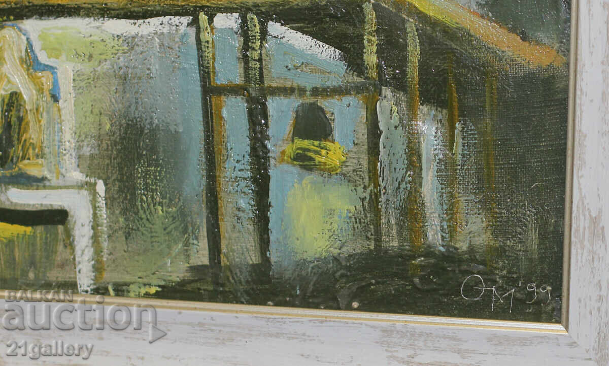 Ognyan Mehandzhiev Landscape, oil paints, signed 1999 - 6 Ognyan Mehandzhiev Landscape, oil paints, signed 1999 - 6