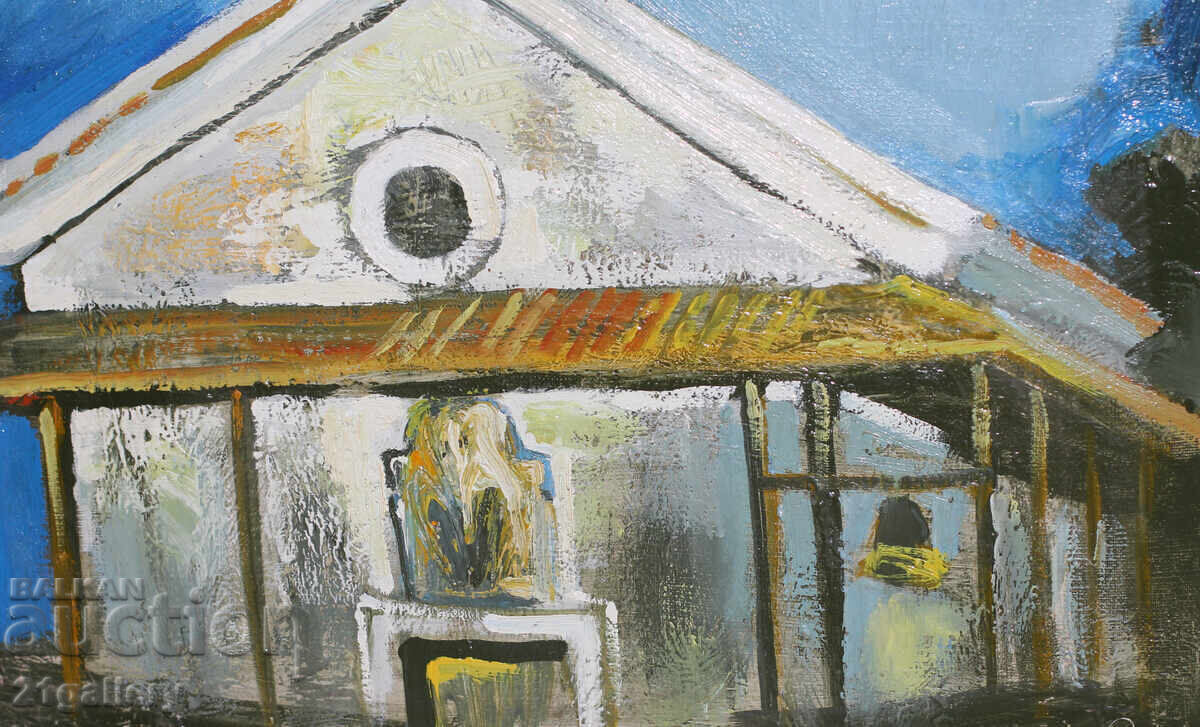 Ognyan Mehandzhiev Landscape, oil paints, signed 1999 - 7 Ognyan Mehandzhiev Landscape, oil paints, signed 1999 - 7