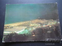 ALBENA RESORT - night view, Old postcard