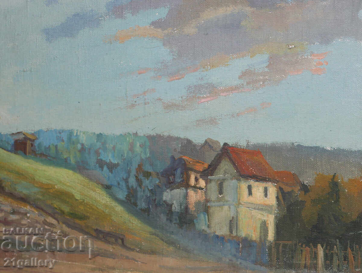 Georgi Paunov - Paunets (1944) Landscape oil paints, signed - 5 Georgi Paunov - Paunets (1944) Landscape oil paints, signed - 5