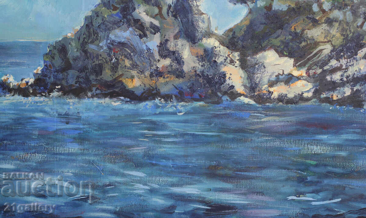 Delivery of Kamelia Dyancheva / Seascape rocks, oil paints 2009 Delivery of Kamelia Dyancheva / Seascape rocks, oil paints 2009