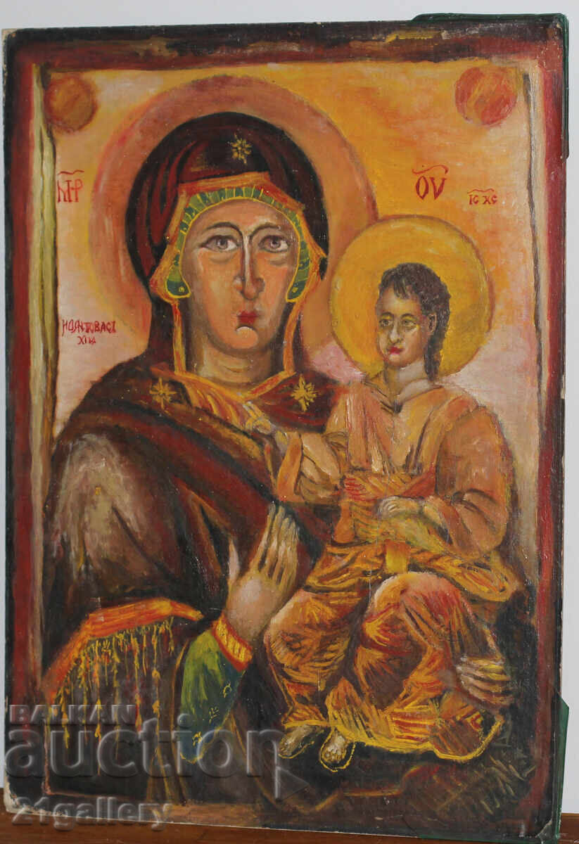 Auction Religious painting St. Virgin Mary with the Child Auction Religious painting St. Virgin Mary with the Child