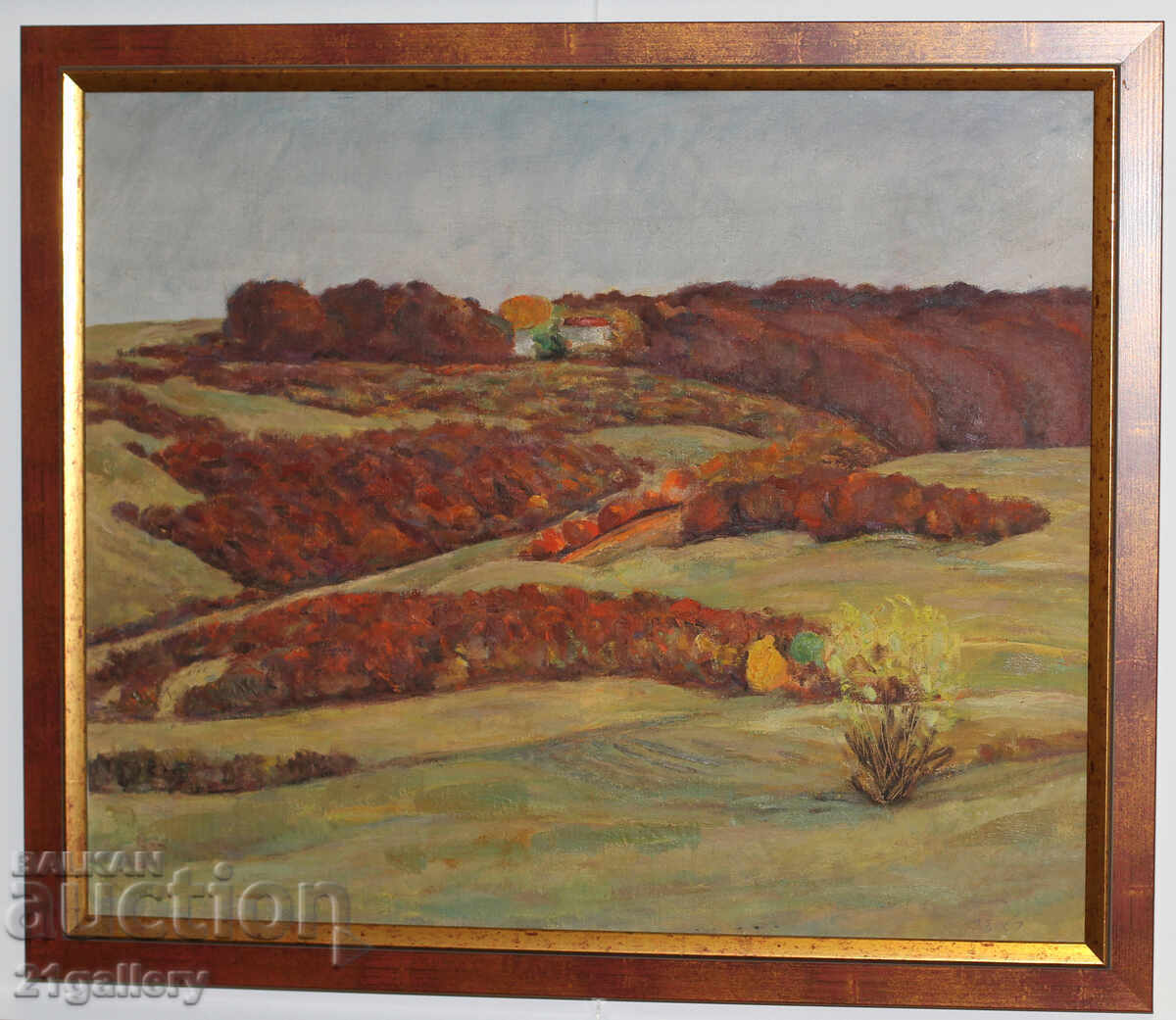 Аукцион Есенен пейзаж, маслени бои