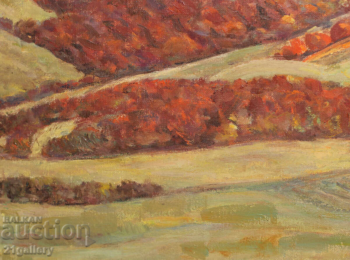 Есенен пейзаж, маслени бои - 5