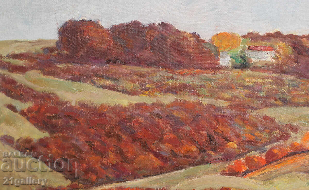 Есенен пейзаж, маслени бои - 7