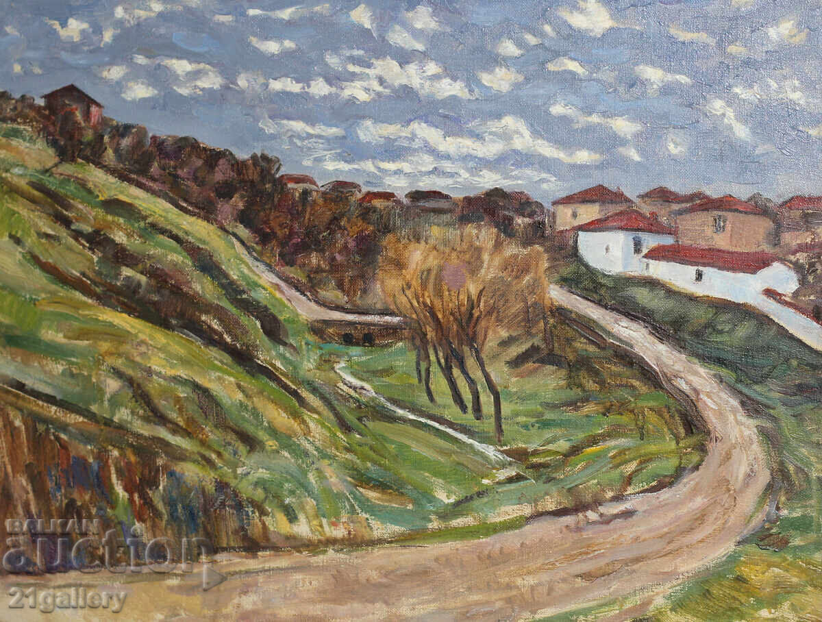 Есенен пейзаж, маслени бои с цена 600.00 лв. | € 306.78