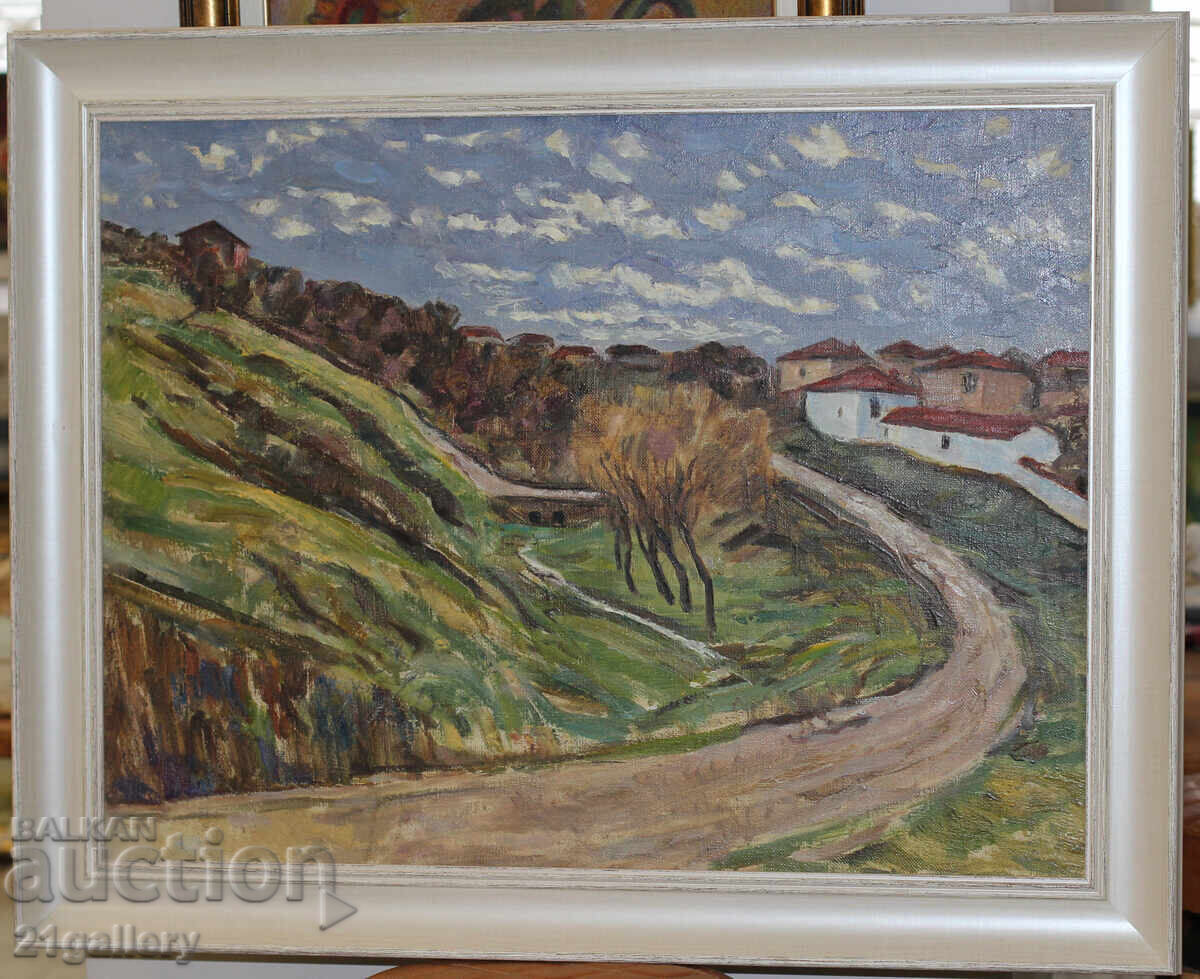 Аукцион Есенен пейзаж, маслени бои