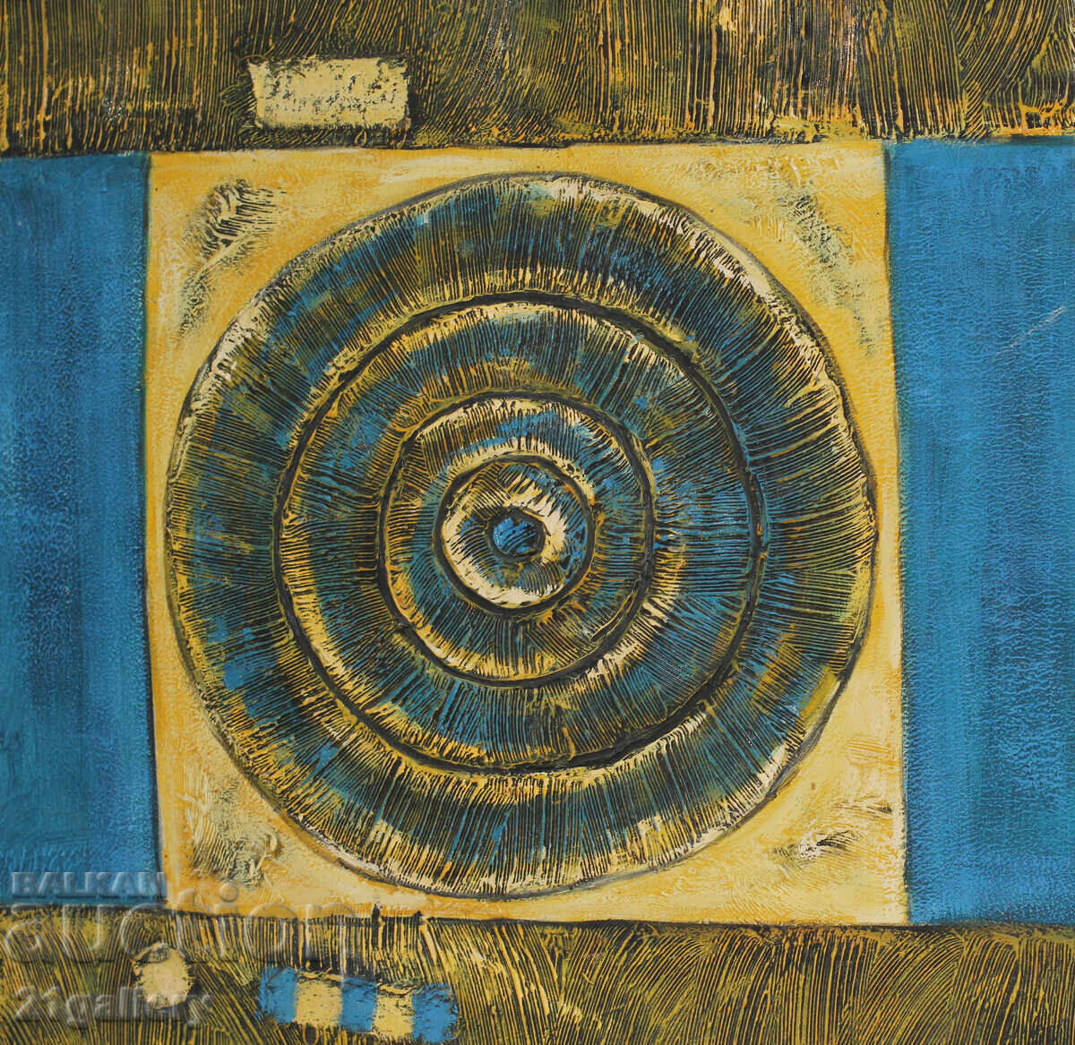 Auction Abstract composition, oil paints Auction Abstract composition, oil paints