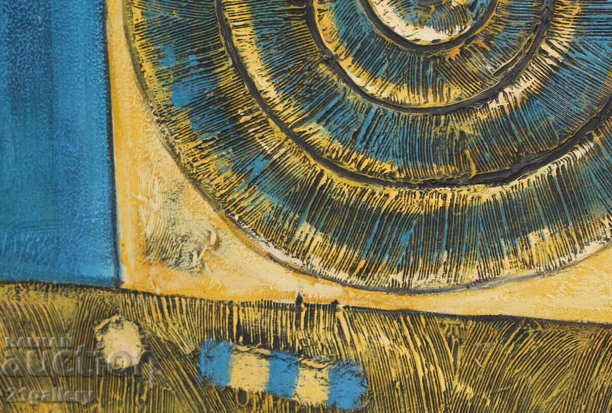 Abstract composition, oil paints - 6 Abstract composition, oil paints - 6