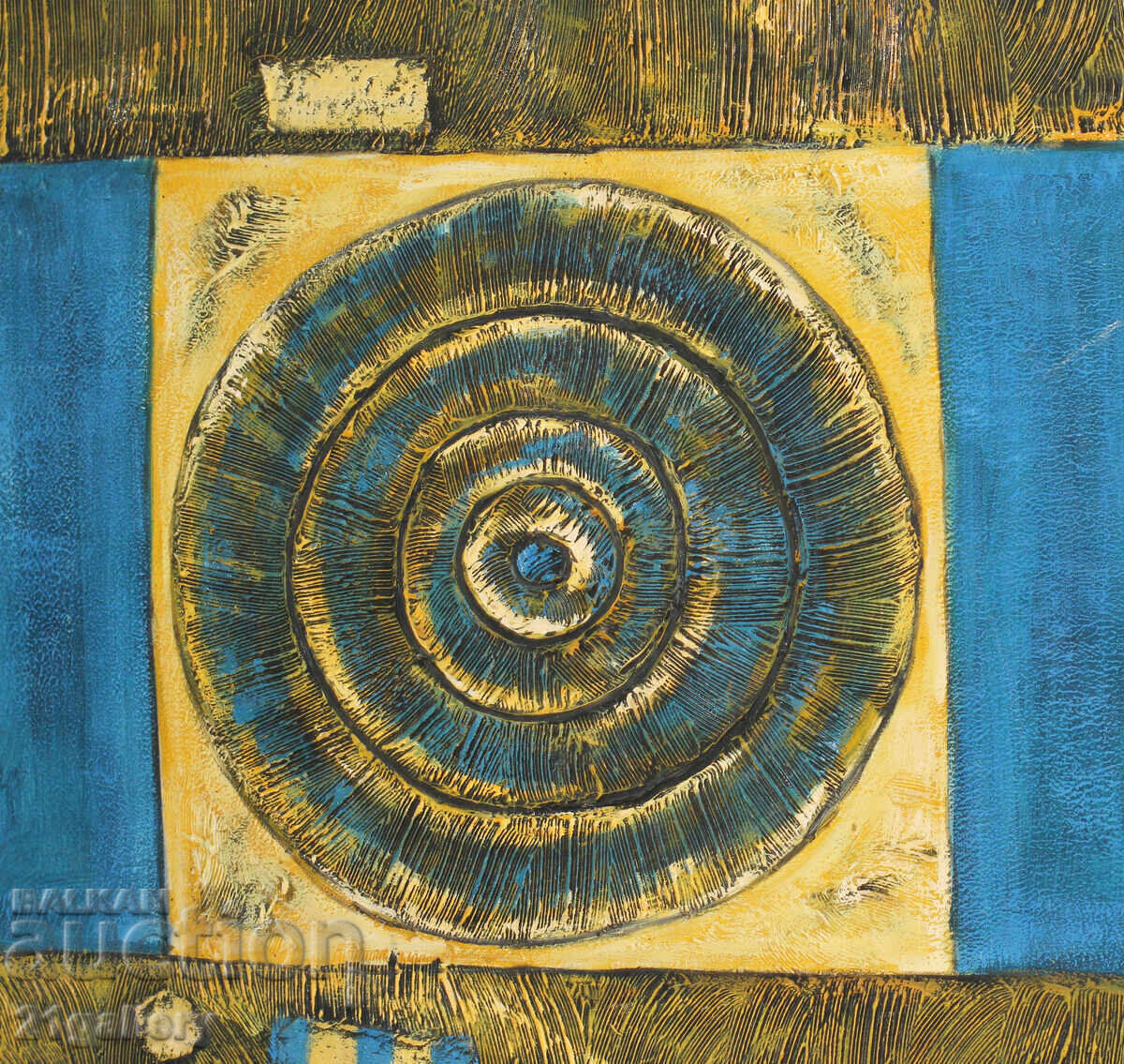 Abstract composition, oil paints Abstract composition, oil paints