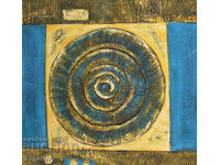 Compoziție abstractă, vopsele în ulei