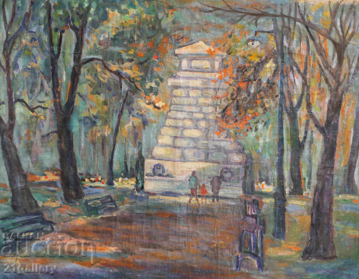 Auction Vasil Daalov (1898 - 1979) Oil painting, cityscape Auction Vasil Daalov (1898 - 1979) Oil painting, cityscape