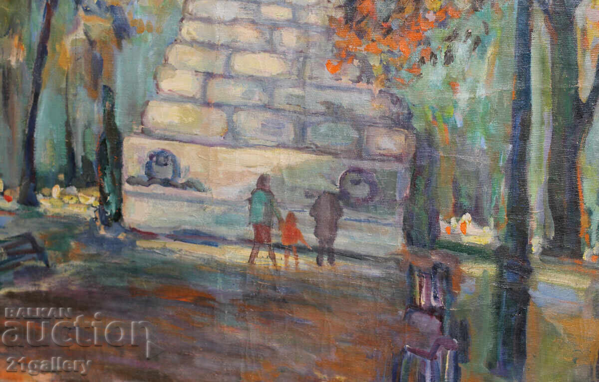 Vasil Daalov (1898 - 1979) Oil painting, cityscape - 5 Vasil Daalov (1898 - 1979) Oil painting, cityscape - 5