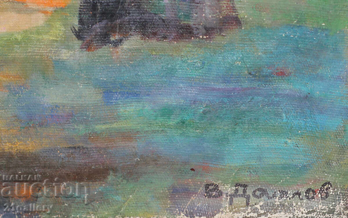 Vasil Daalov (1898 - 1979) Oil painting, cityscape - 7 Vasil Daalov (1898 - 1979) Oil painting, cityscape - 7