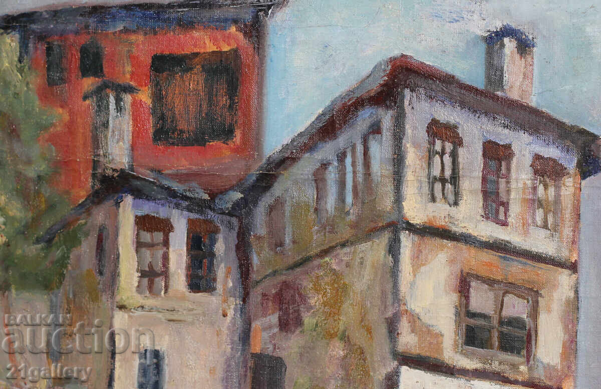 Vasil Daalov (1898 - 1979) Ελαιογραφία, τοπίο με τιμή 800.00 BGN | € 409.03 Vasil Daalov (1898 - 1979) Ελαιογραφία, τοπίο με τιμή 800.00 BGN | € 409.03