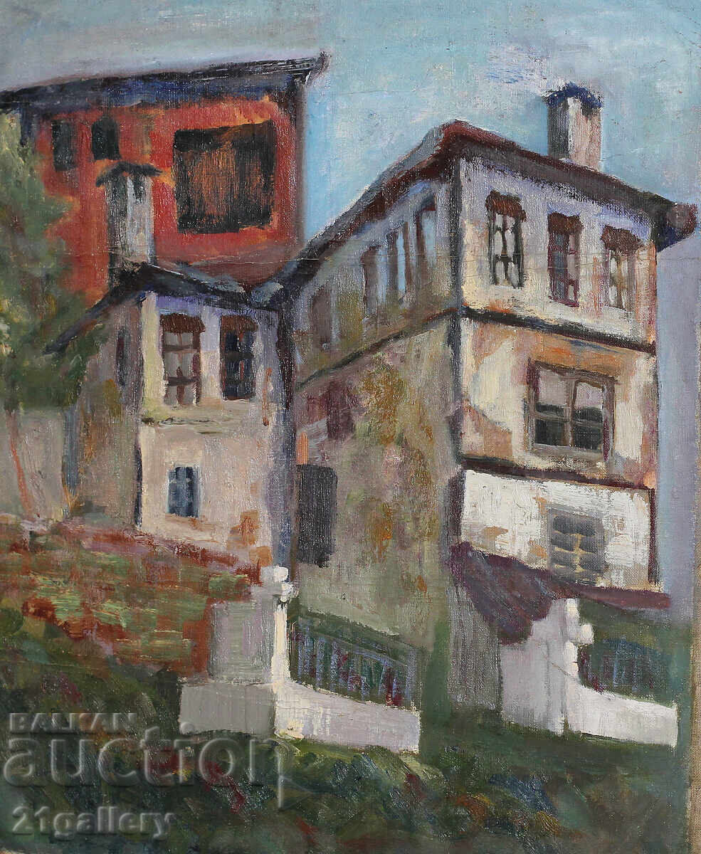 Vasil Daalov (1898 - 1979) Ελαιογραφία, τοπίο - 5 Vasil Daalov (1898 - 1979) Ελαιογραφία, τοπίο - 5