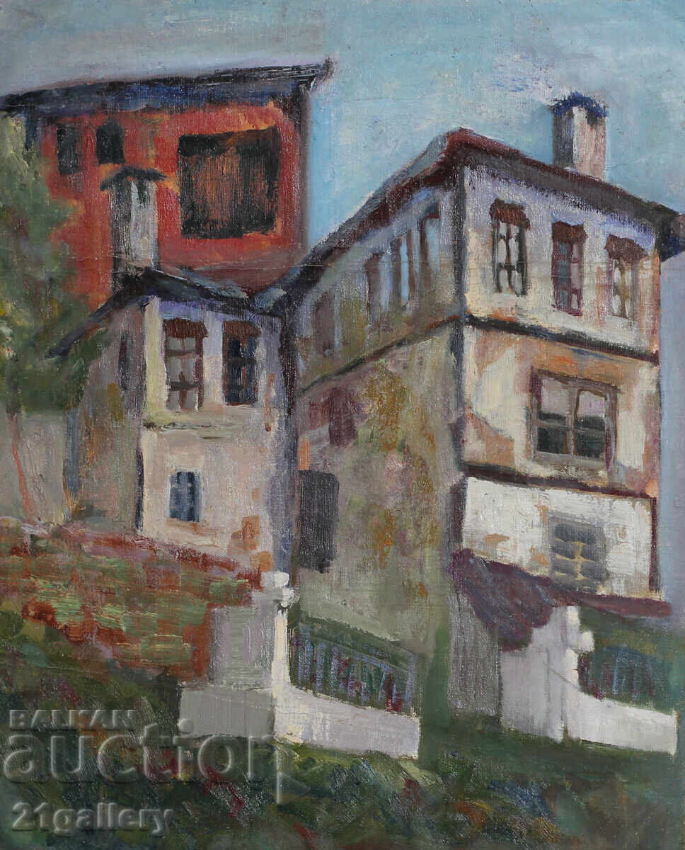 Vasil Daalov (1898 - 1979) Ελαιογραφία, τοπίο Vasil Daalov (1898 - 1979) Ελαιογραφία, τοπίο