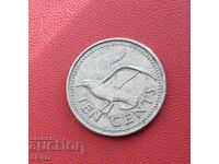 Island of Barbados-10 cents 1990